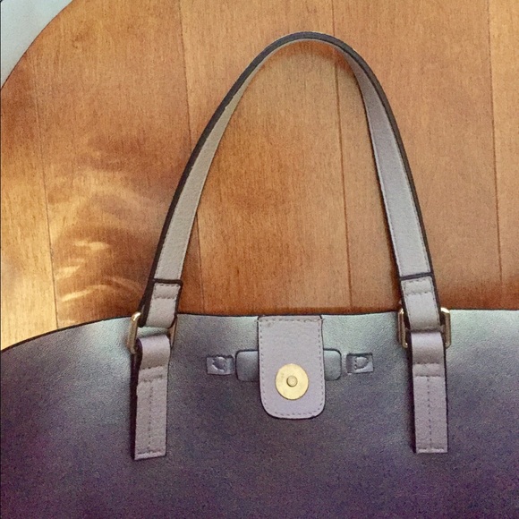 Topshop Grey/Silver Convertible Shoulder bag tote - Picture 6 of 9